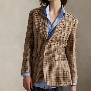 plaid blazer women